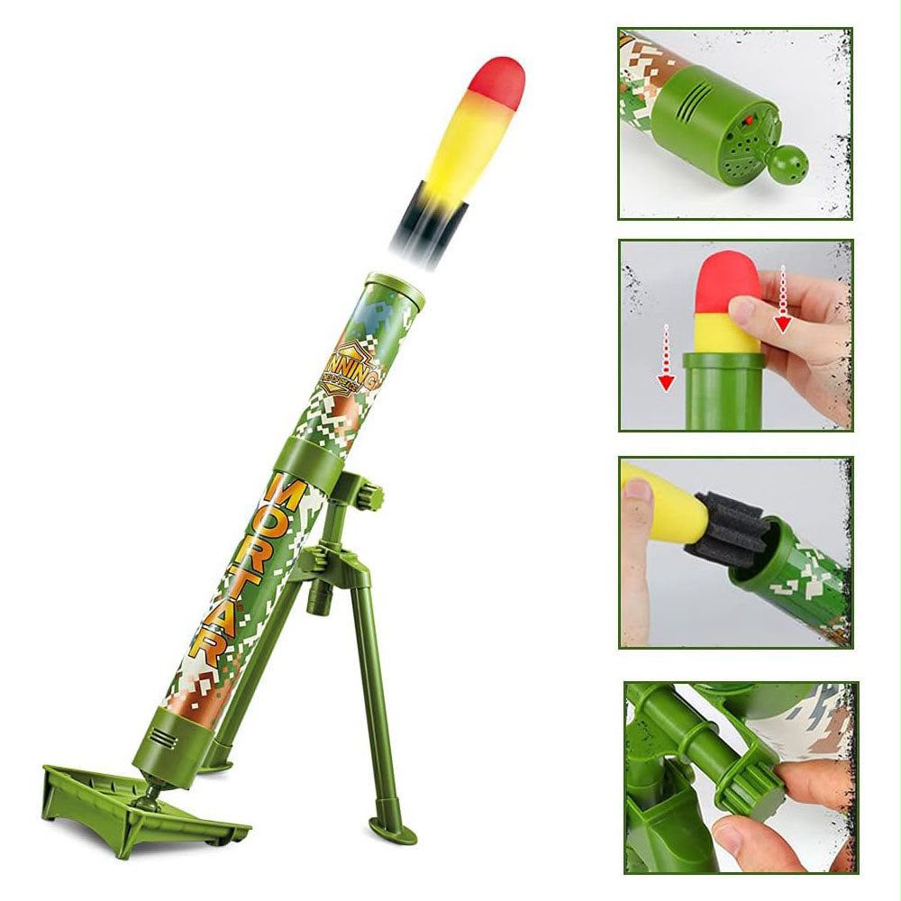 Mortar rocket launcher toy