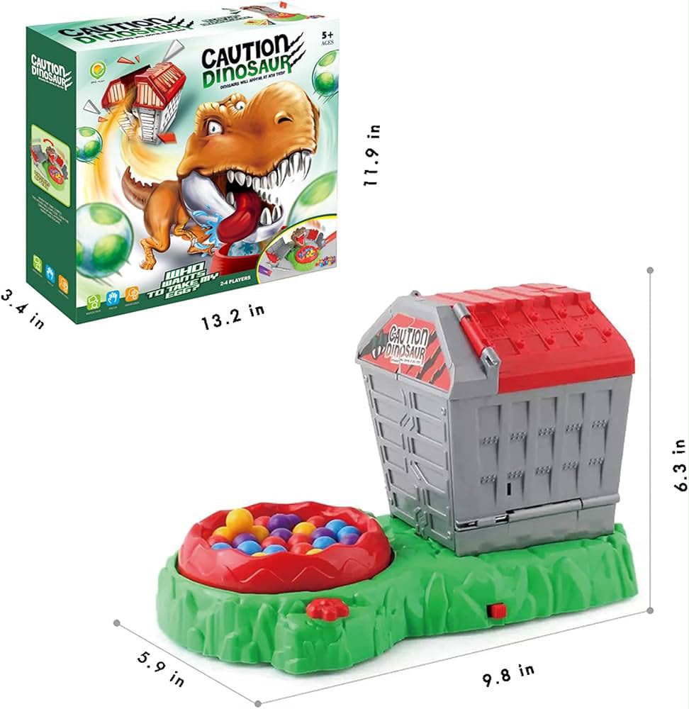 Caution dinosaur challenge game