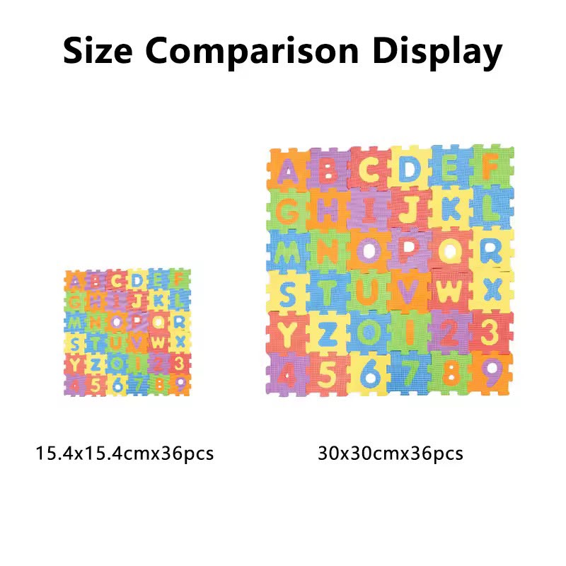Alphabet and Number Foam Puzzle Mat