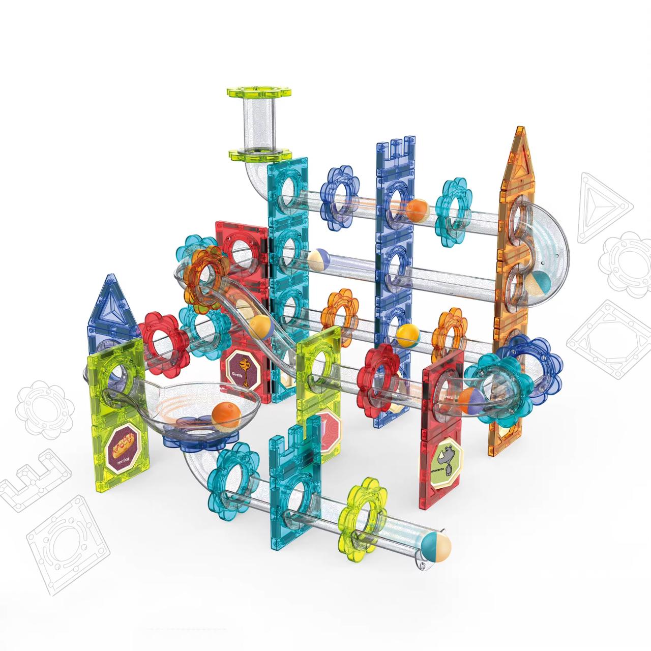 Magic Magnetic Blocks(Marble Run)