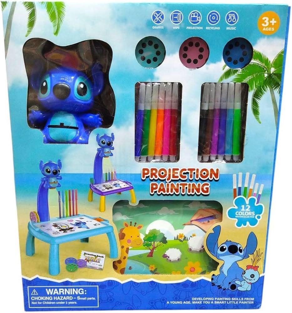 projector painting stitch
