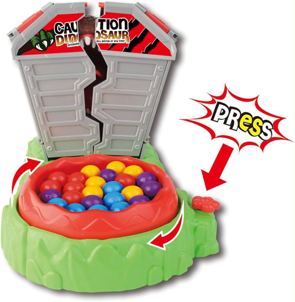 Caution dinosaur challenge game