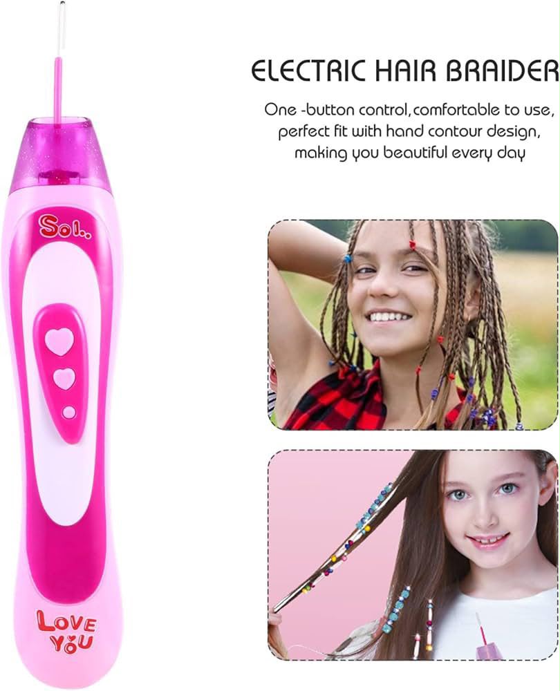 Electric hair braider set