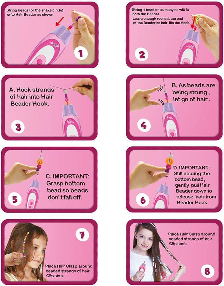 Electric hair braider set