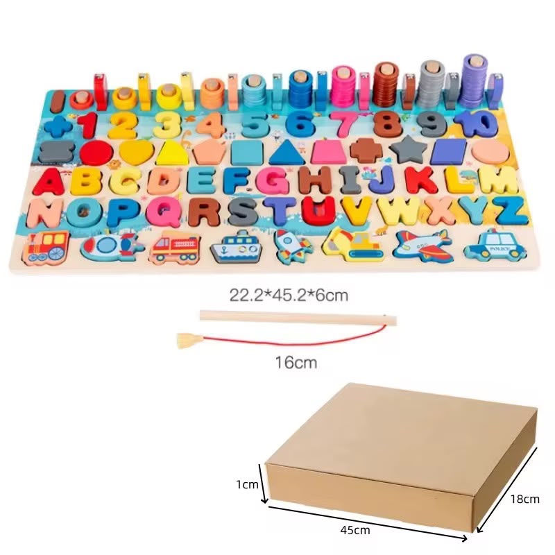 7-in-1 Wooden Learning Board
