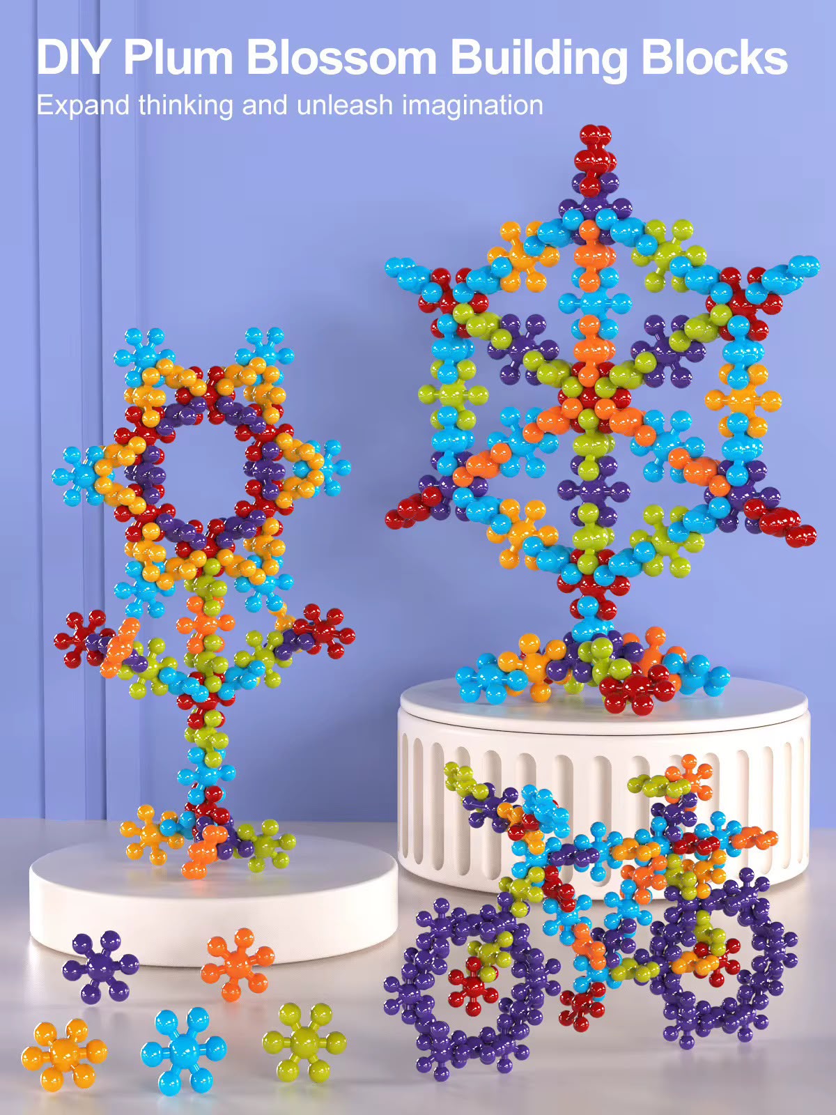 DIY Plum Blossom Building Blocks