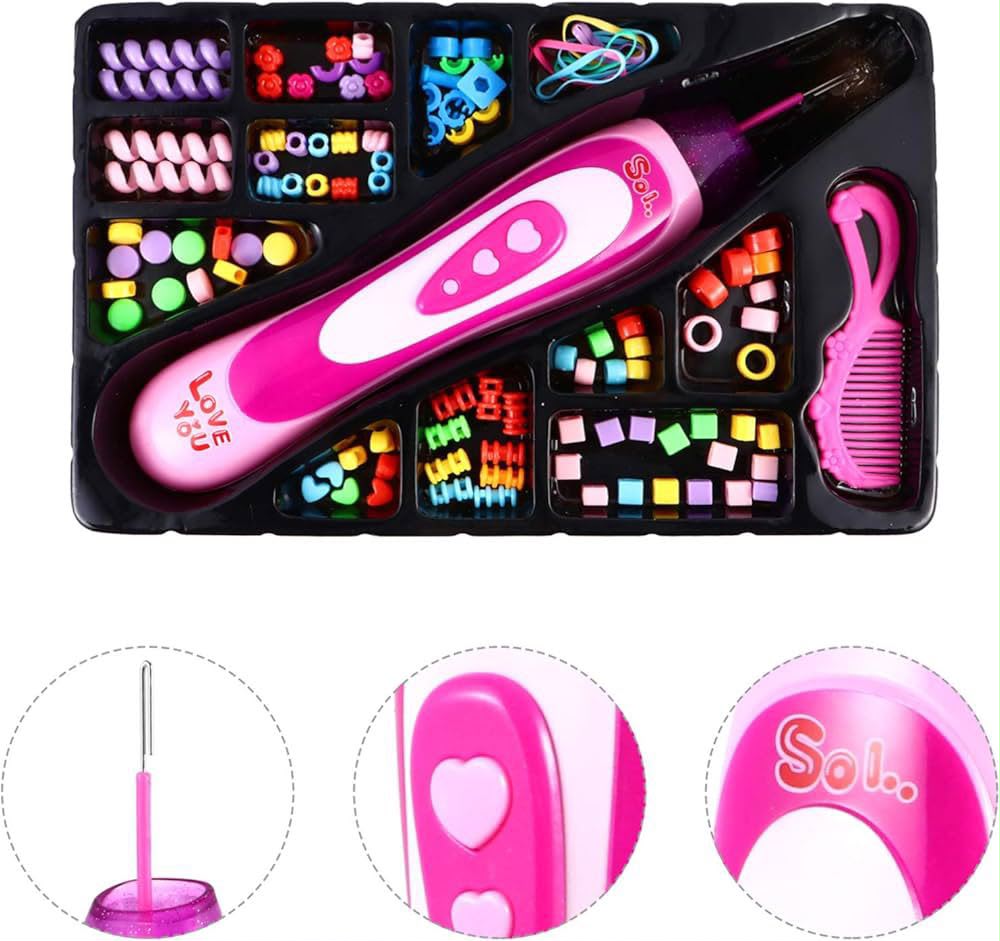 Electric hair braider set