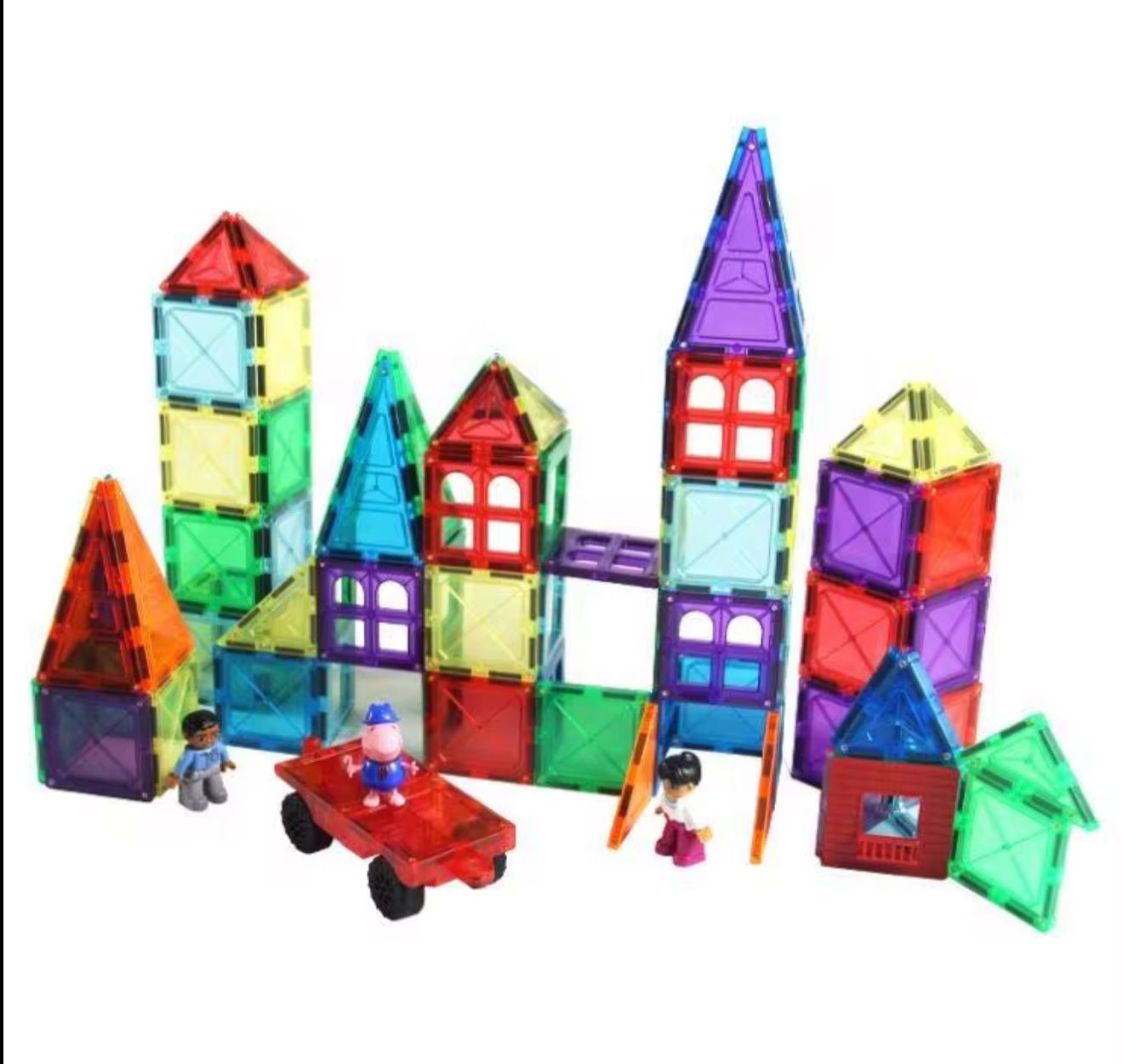 3D Magnetic Tiles (100 pcs)