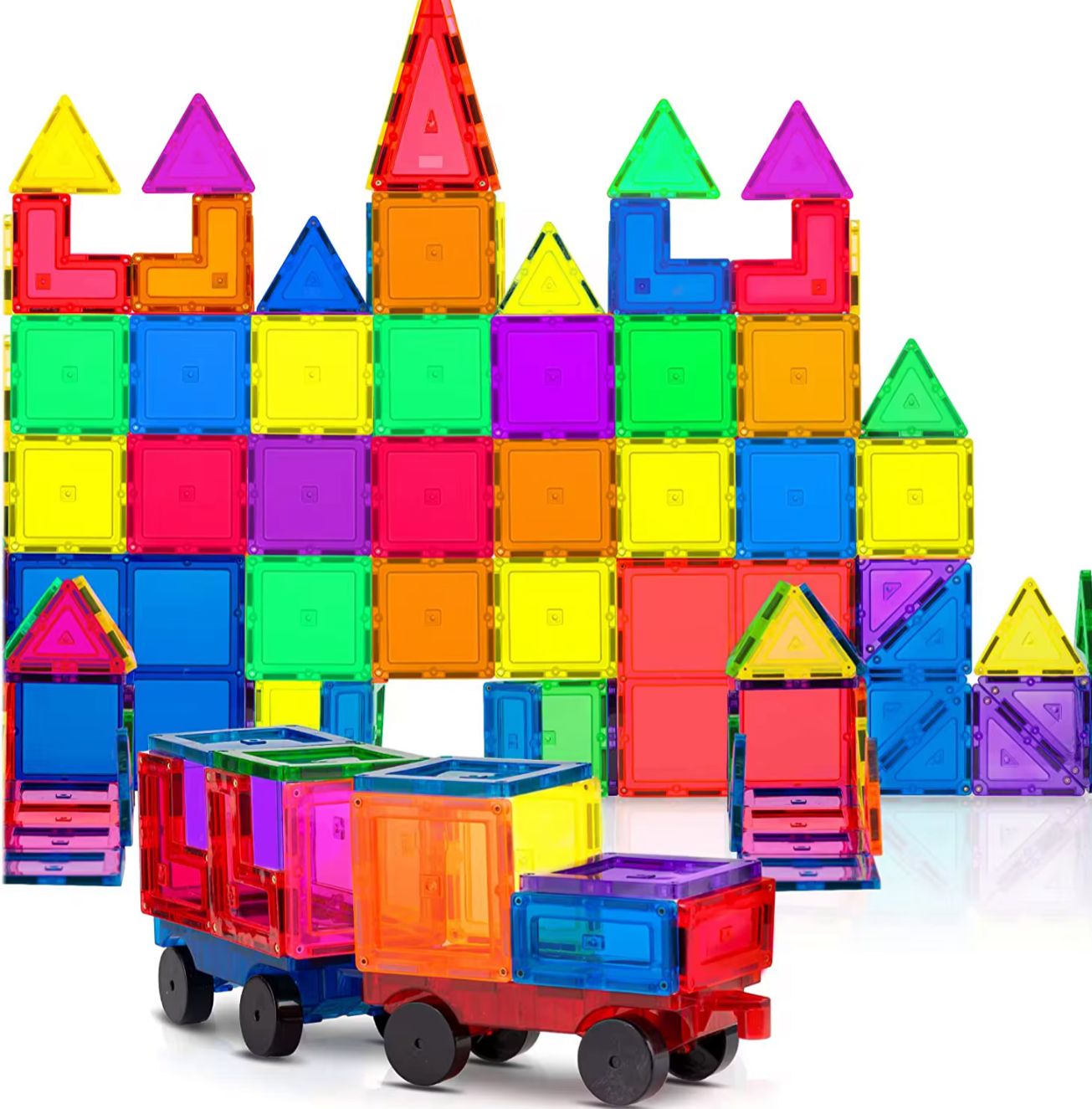 3D Magnetic Tiles (100 pcs)