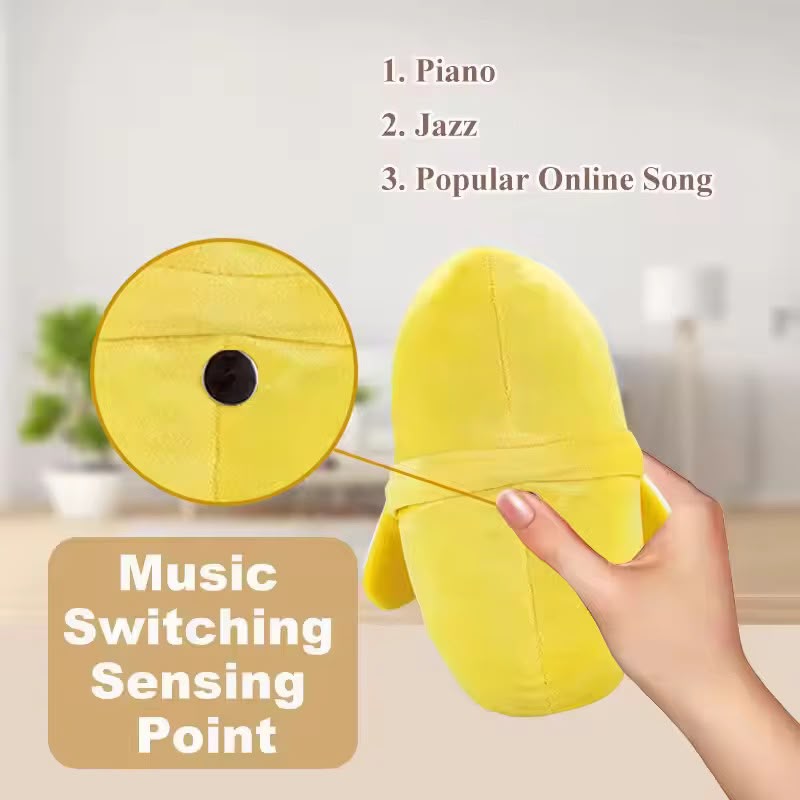 Musical Sensing Banana Plush