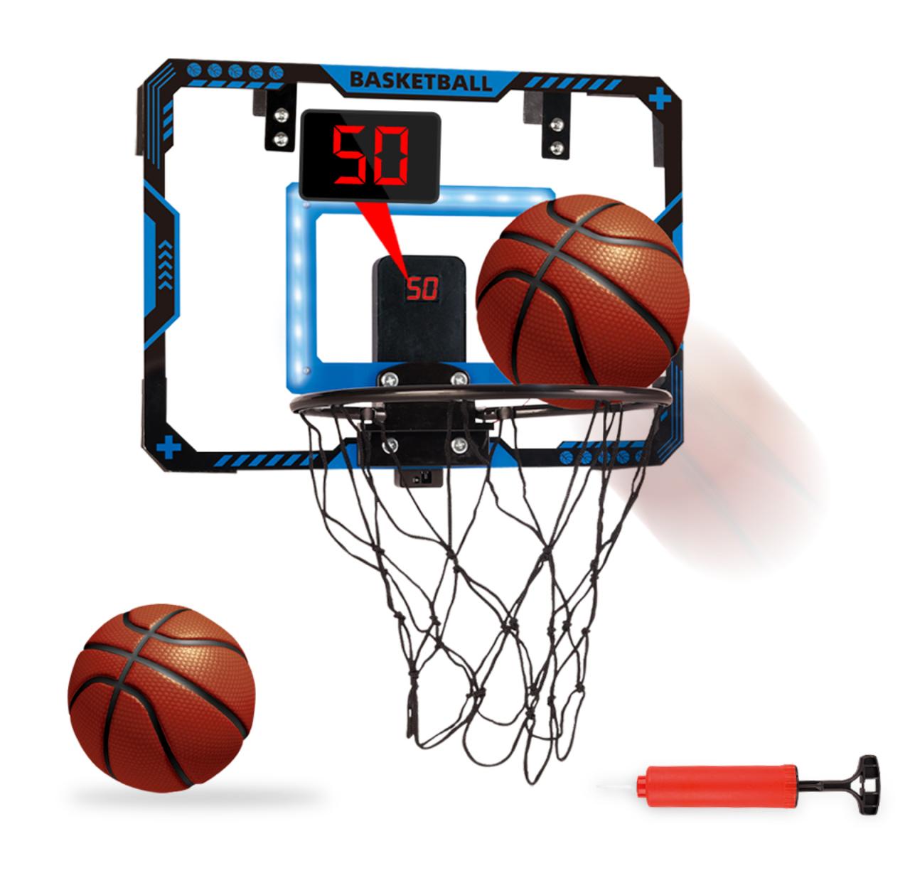 Electronic basketball board