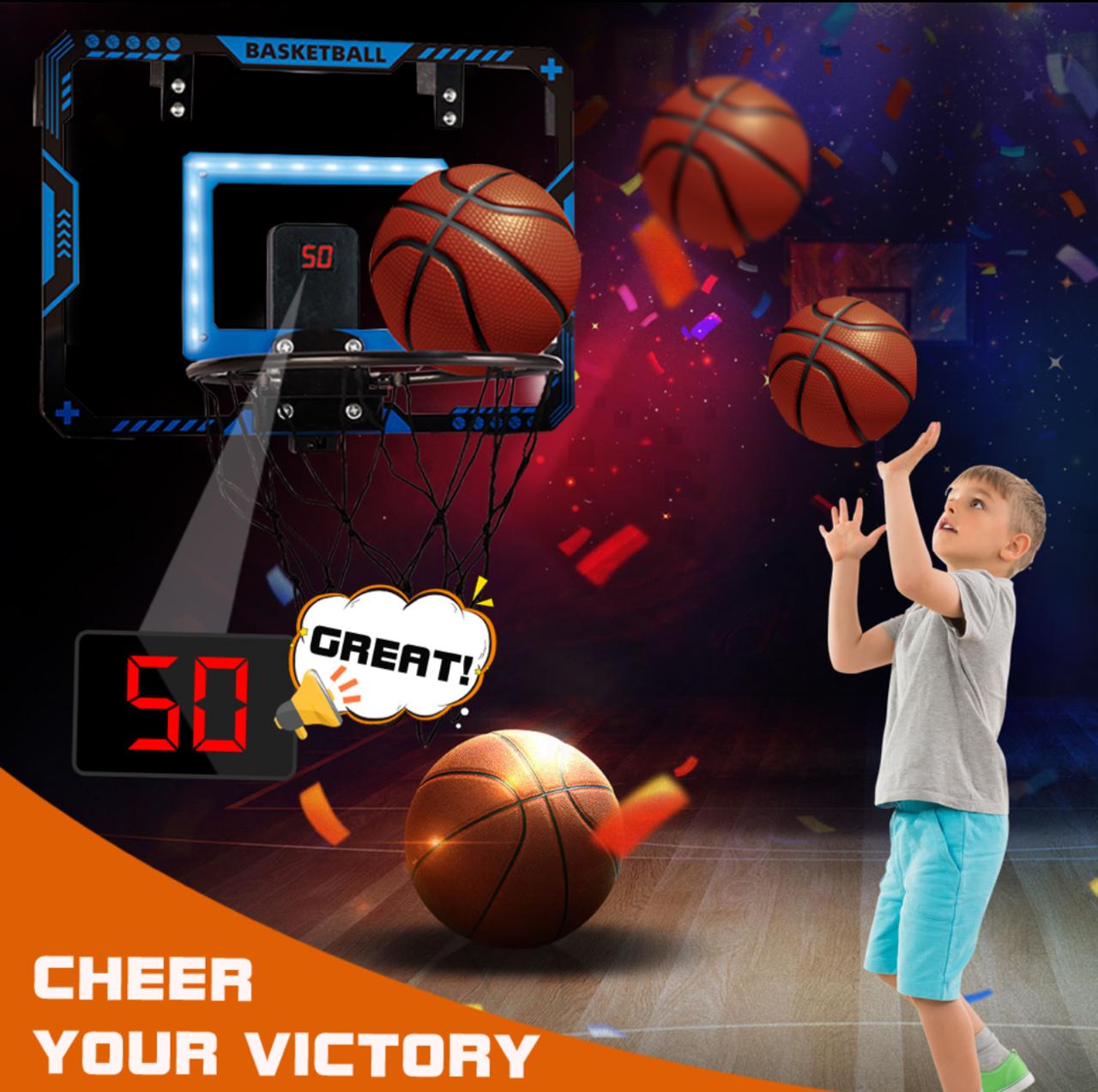 Electronic basketball board