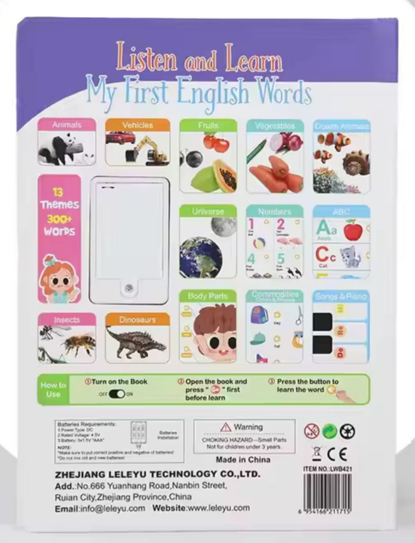 English Words Sounds Book