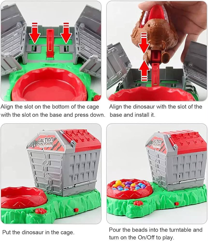 Caution dinosaur challenge game