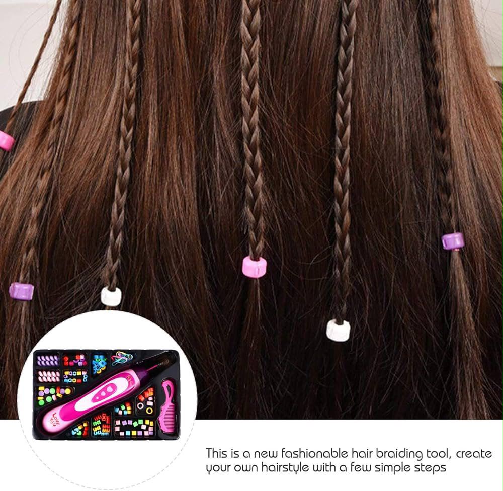 Electric hair braider set