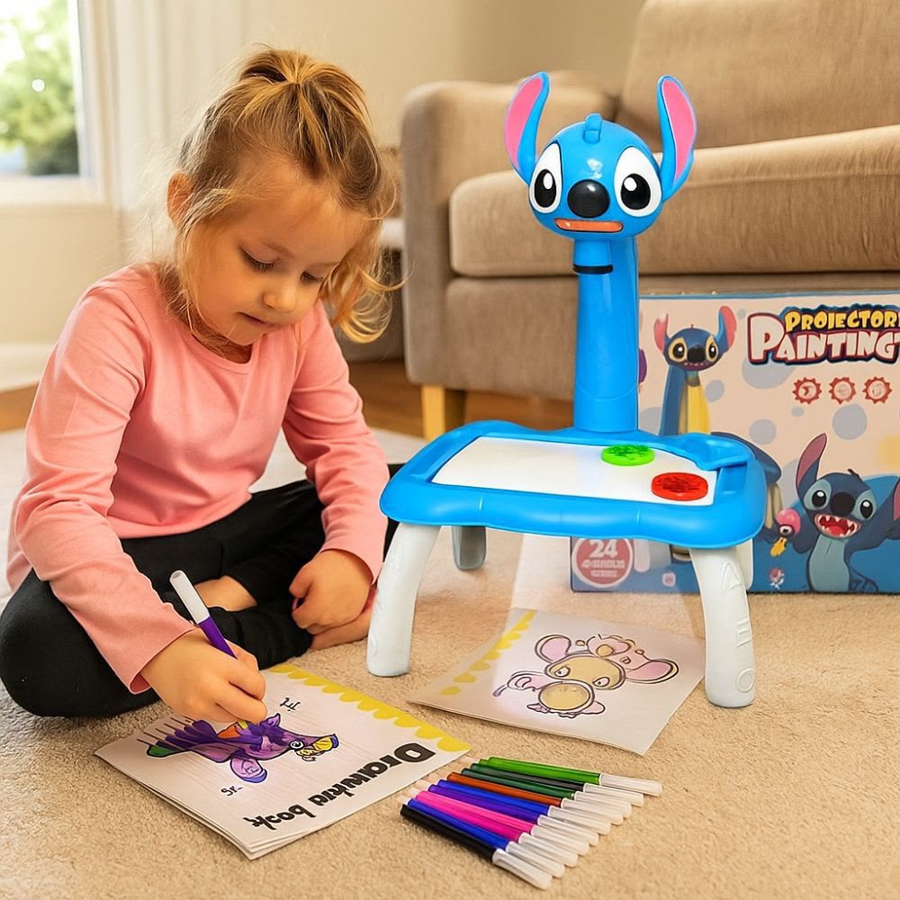 projector painting stitch