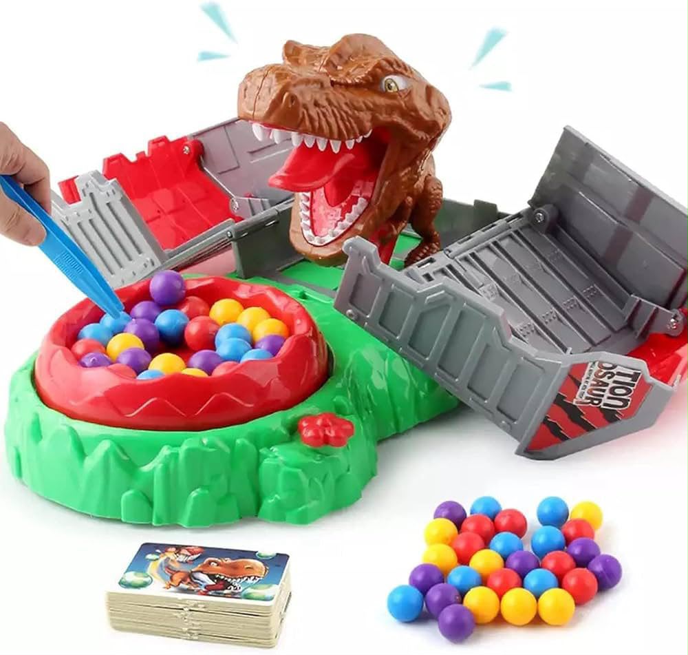 Caution dinosaur challenge game