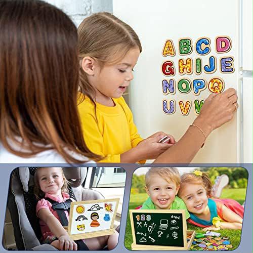 Wooden magnetic learning board